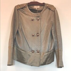 Escada Sport Metallic Military Style Jacket